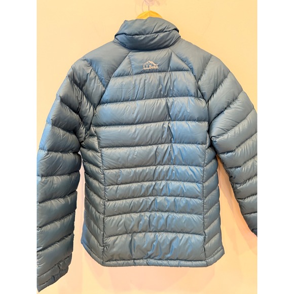 L.L.Bean Womens Medium 650 DownTek Puffer Jacket Teal Lightweight Winter Coat - Picture 4 of 6